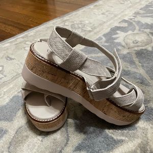 Boutique platform wedge sandals